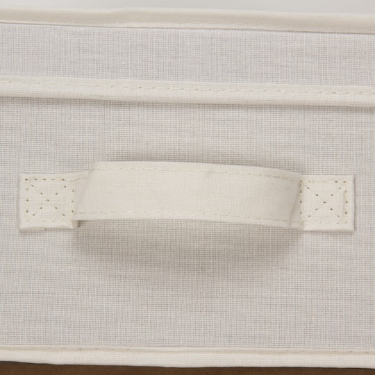 Household Essentials Medium Canvas Storage Bin with Lid